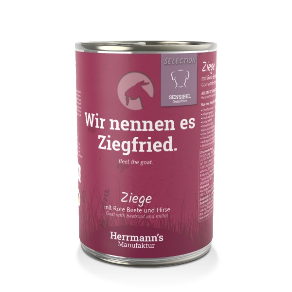 Herrmann's Geit - Rode biet, appel en pompoen - 400gr