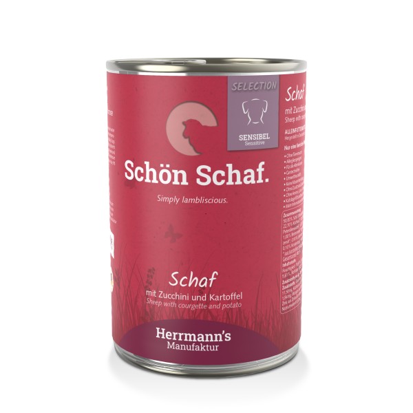 Herrmann's Schaap - Courgette, peterseliewortel en aardappelen - 400gr