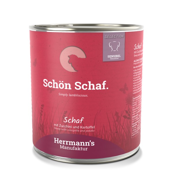 Herrmann's Schaap - Courgette, peterseliewortel en aardappelen - 800gr
