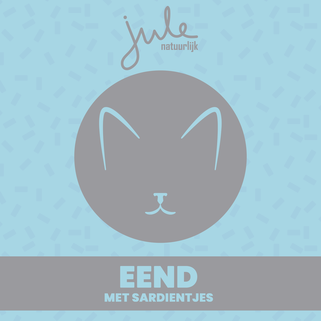 Jule Eend & Sardientjes 300gr - kat