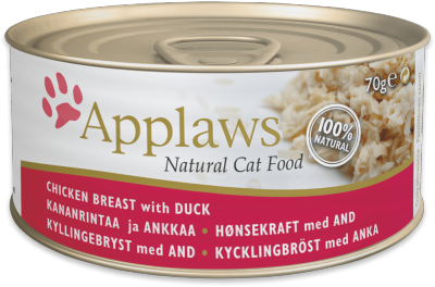 Applaws CAT CANS Kip & Eend 70 gr.