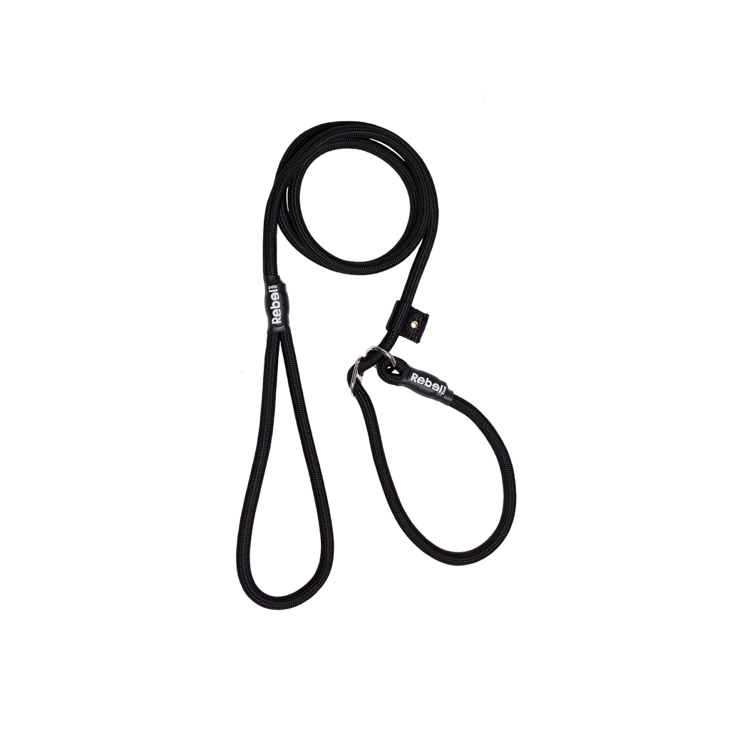 [WM3804] Rebel Petz Training Leash - S (Zwart)