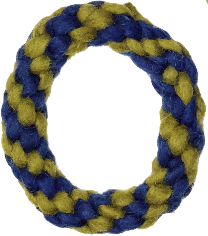 [PSDDKC701-02 S] DDKC Touwring Marine/Groen 10cm