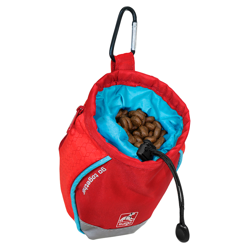 [K01913] KURGO Go Stuff It Traktatiezakje Rood-14x7,5x1,5cm