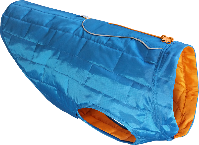 [K01846] KURGO Loft jacket Blauw/Oranje (XS)