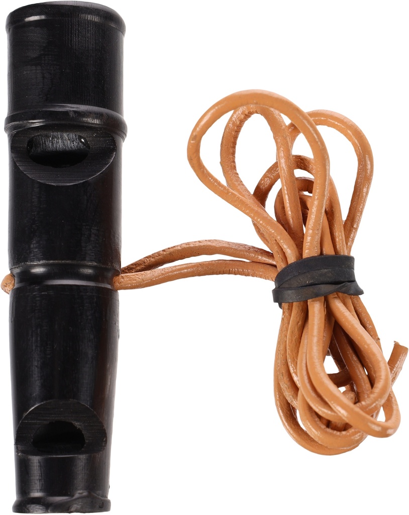 [FLAM70270101] Hondenfluit 2 toon uit buffelhoorn