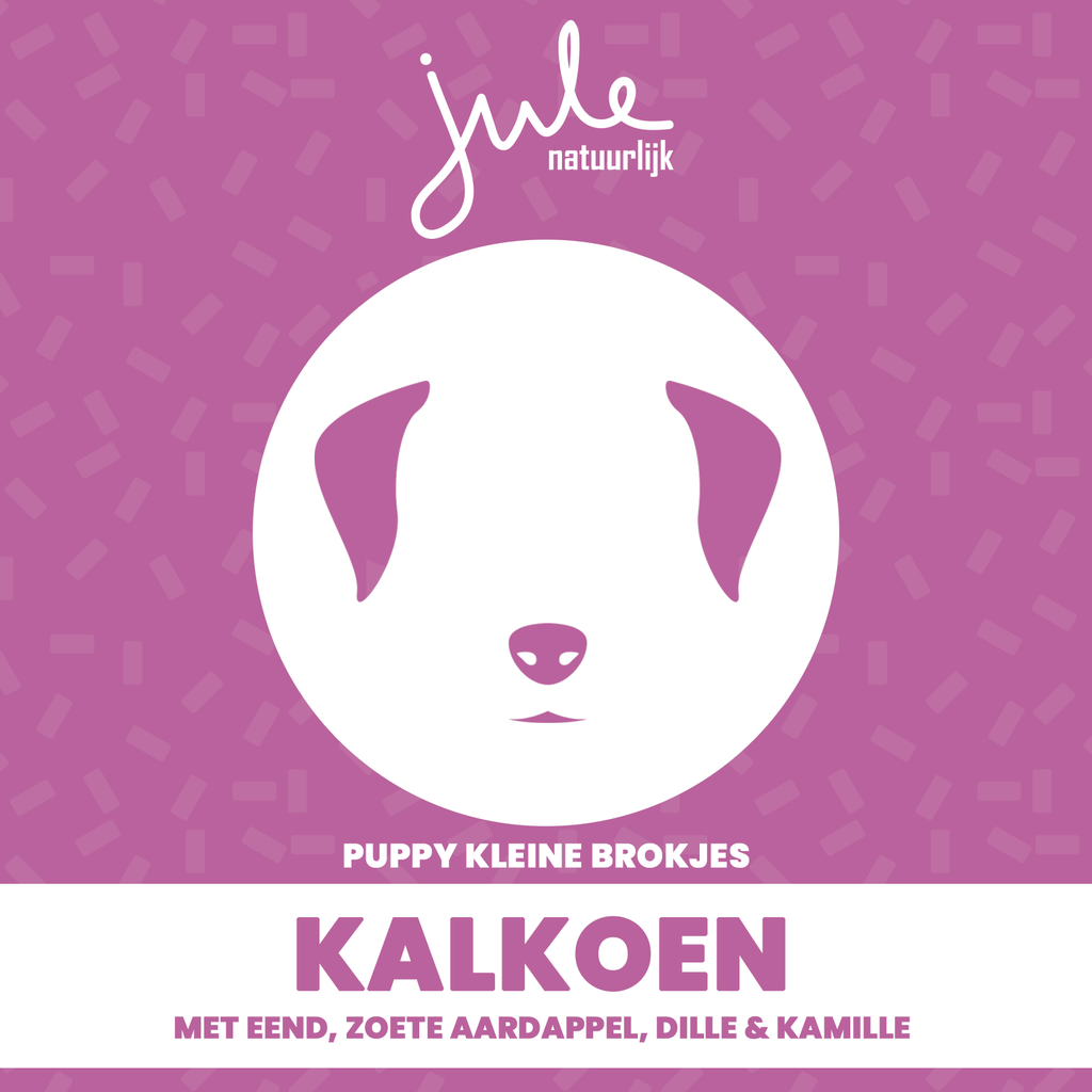 Jule Kleine brokjes Puppy Kalkoen & Eend graanvrij 6kg
