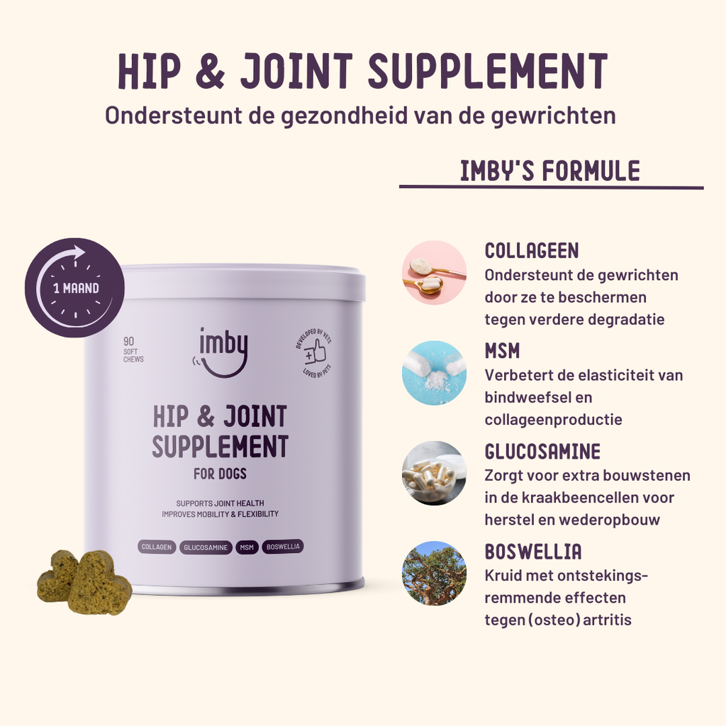IMBY - Hip & Joint Supplement - Gewrichten
