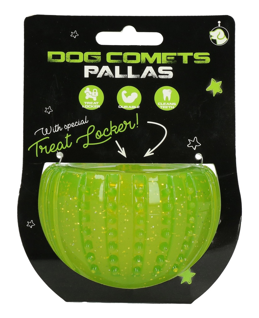 Dog Comets Ceres treat locker Groen