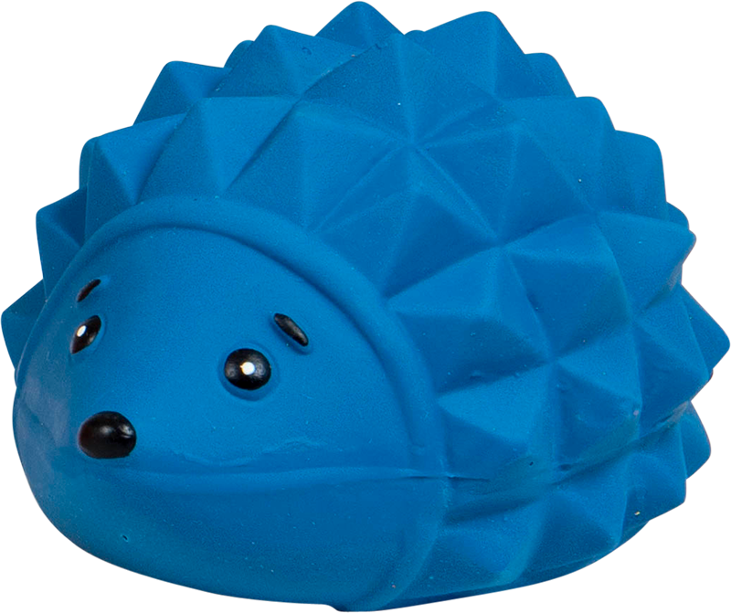 LATEX TOY Egel Blauw-12cm