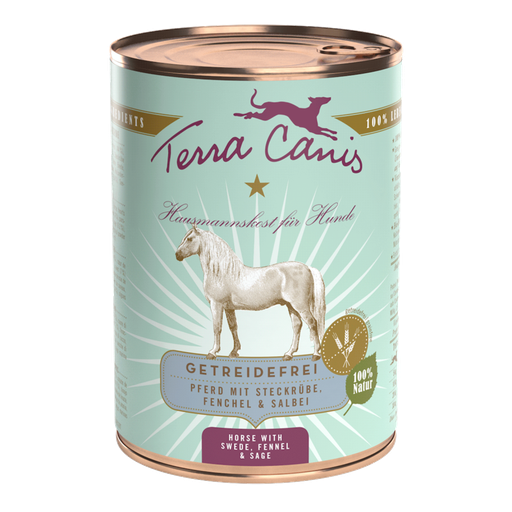 [TC140109] Terra Canis Paard met koolraap, venkel en Salie - 400gr