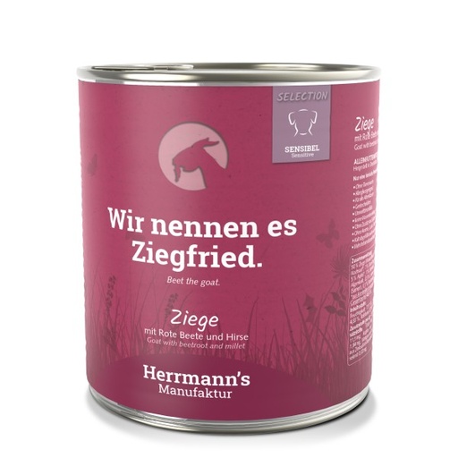 [HM-S02K-6-800] Herrmann's Geit - Rode biet, appel en pompoen - 800gr