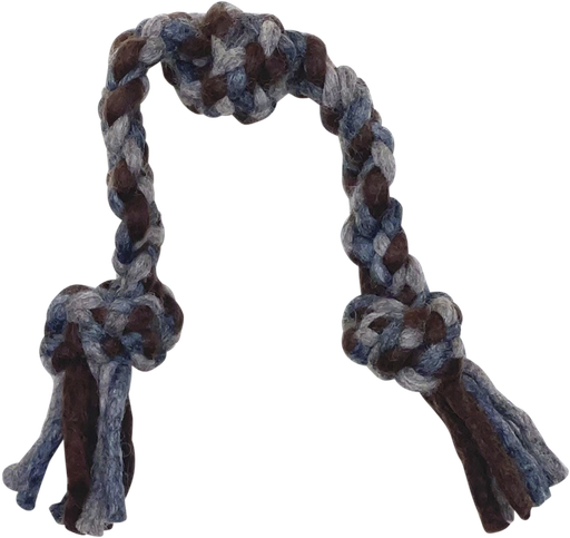 [PSDDKC702-01 M] DDKC Geknoopt touw Naturel/Grijs 38cm