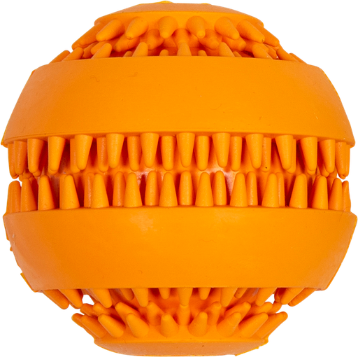[PS49/5055] JV RUBBER TOYS Traktatiebal Oranje-Ø6x5,7cm