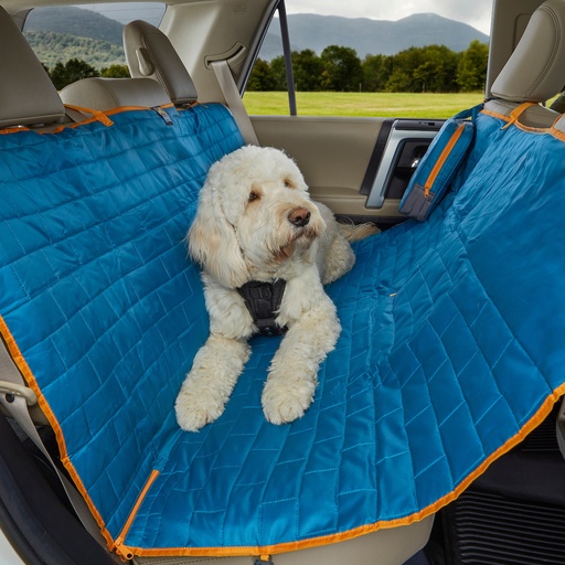 [K01401] KURGO Loft Hangmat zetelbescherming Blauw/Grijs/Oranje-142x140cm