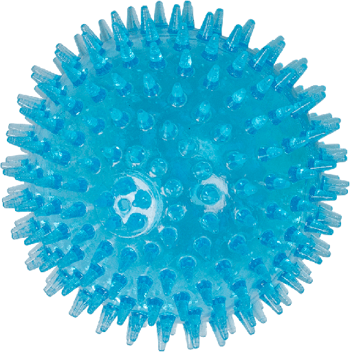 [AB50618] TPR TOY Spikebal Lichtblauw-Ø7cm