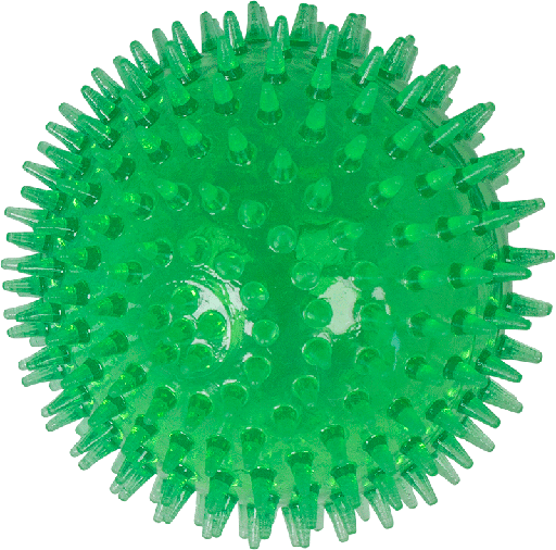 [AB50619] TPR TOY Spikebal Lichtgroen-Ø7cm