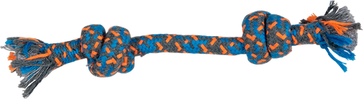 [AB50253] ROPE TOY 2 Knopen Blauw-45g 25cm
