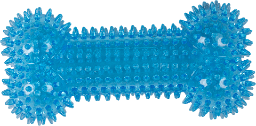 [AB50604] TPR Toy Spikebeen 16cm - Lichtblauw