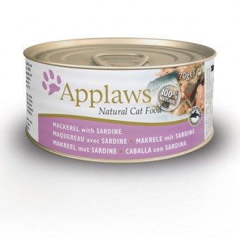 Applaws CAT CANS Makreel & Sardine - 70gr