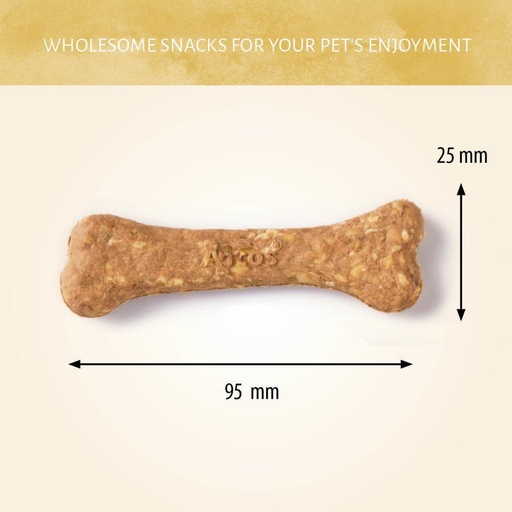 [ANT10450] Munchy meat bone rund 9,5cm